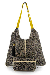 sac "Kumi" avec pochette - série "UME" - Tissu japonais