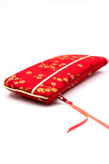 Etui à lunette - Madame Butterfly / 3 couleurs, doré- tissu Japonais