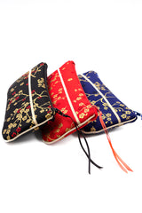 Etui à lunette - Madame Butterfly / 3 couleurs, doré- tissu Japonais