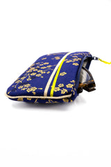 Etui à lunette - Madame Butterfly/bleu roi- tissu Japonais
