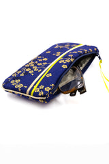 Etui à lunette - Madame Butterfly/bleu roi- tissu Japonais