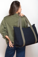 Sac WE - indigo dark blue - Tissu Japonais