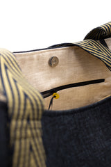 Sac Cabāzoon - dark grey - bandoulière chevron