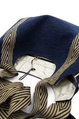 sac "Kumi"- blue dark indigo - Tissu japonais