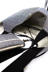 sac "Kumi"- motif samekomon - tissu traditionnel japonais