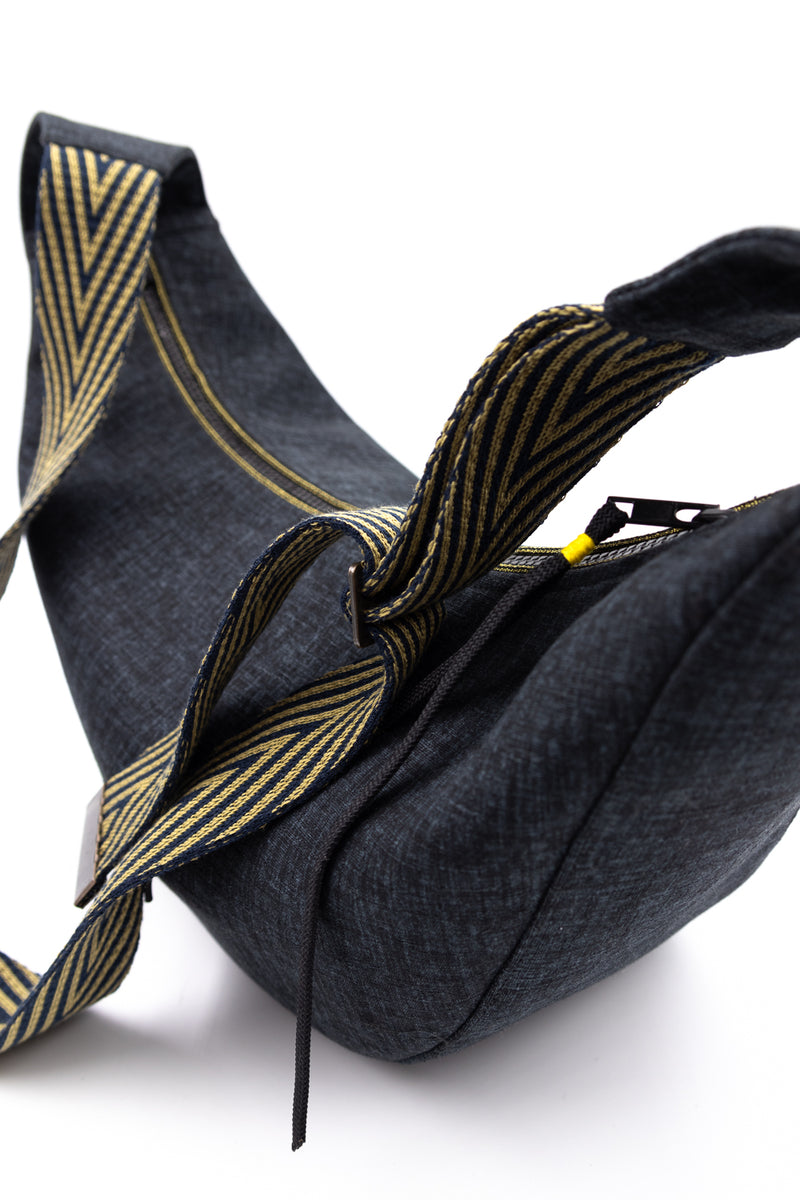 sac moon bag - Dark grey - tissu japonais