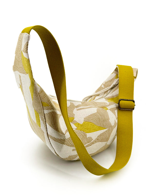 Sac "Moon bag" - motif "dune" - tissu japonais