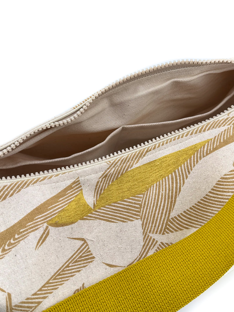 Sac "Moon bag" - motif "dune" - tissu japonais