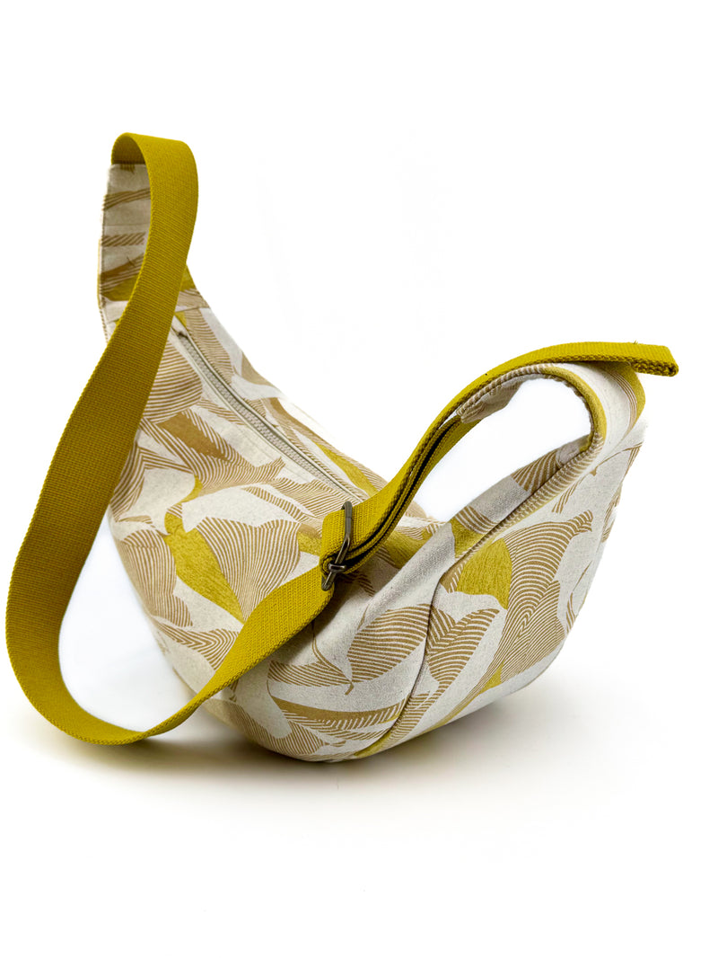 Sac "Moon bag" - motif "dune" - tissu japonais