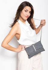 Sac "Geisha" - Motif Samekomon - tissu traditionnel japonais