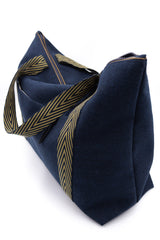 Sac WE - indigo dark blue - Tissu Japonais