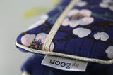 Pochettes S,M,L - Motif Sakura Bleu