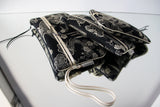pochettes S, M, L - motif "bambou" - tissu japonais traditionnel